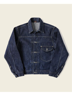 Non Stock Mens Selvedge Denim Jacket WW2 Cowboy Jacket 14OZ Casual Riders Jacket